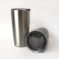 Double wall stainless steel stemless vacuum insulated wine tumbler